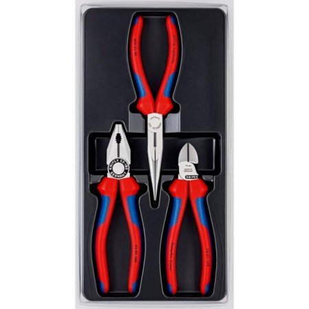 Replių rinkinys KNIPEX, 3vnt.-Kombinuotos replės-Replės-Knipex-irankiai-darbui