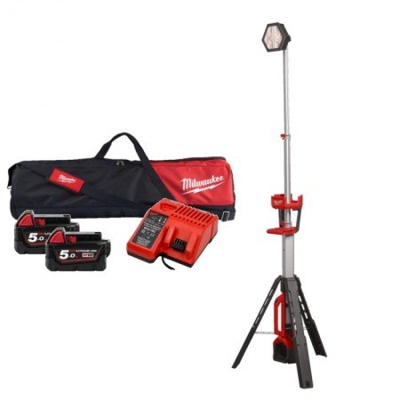 Pastatomas LED žibintas MILWAUKEE M18 SAL2-502B-Akumuliatoriniai prožektoriai-Akumuliatoriniai įrankiai-Milwaukee-irankiai-darbu