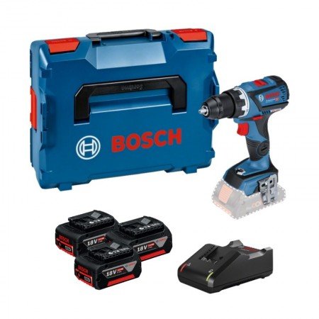 Akumuliatorinis suktuvas-gręžtuvas BOSCH GSR 18V-60 C LB 3x5,0Ah-Akumuliatoriniai suktuvai/gręžtuvai-Akumuliatoriniai suktuvai, 