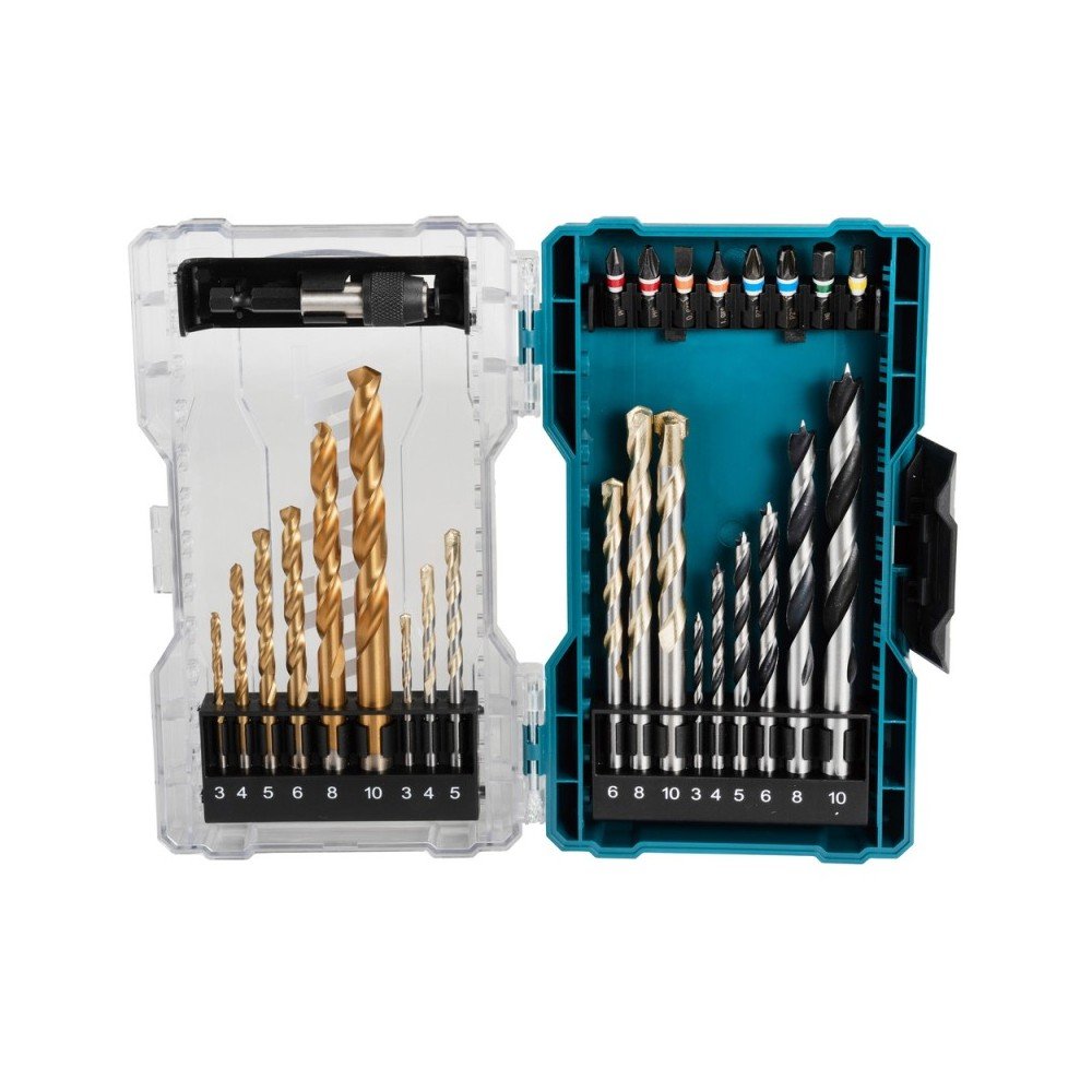 27 dalių gręžimo ir sukimo antgalių rinkinys MAKITA E-07032-Galvutės, galvučių rinkiniai-Autoserviso įranga-Makita Accessories-i 27 dalių gręžimo ir sukimo antgalių rinkinys MAKITA E-07032-Galvutės, galvučių rinkiniai-Autoserviso įranga-Makita Accessories-i