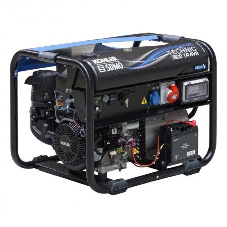 Elektros generatorius KOHLER Technic 7500 TA AVR C5-Generatoriai-Statybinė technika-KOHLER portable-irankiai-darbui