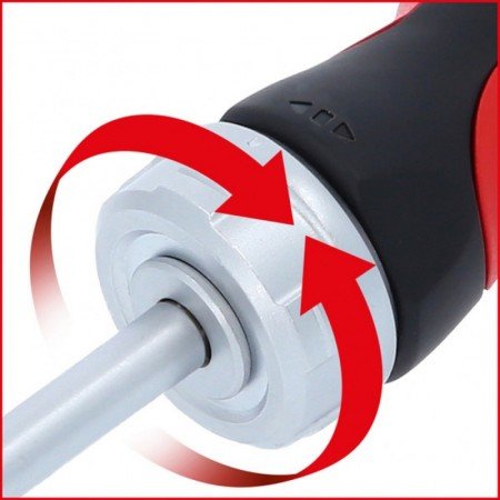 Terkšlinis atsuktuvas su antgaliais KS TOOLS 1/4&apos&apos-Universalūs atsuktuvai-Atsuktuvai-KsTools-irankiai-darbui
