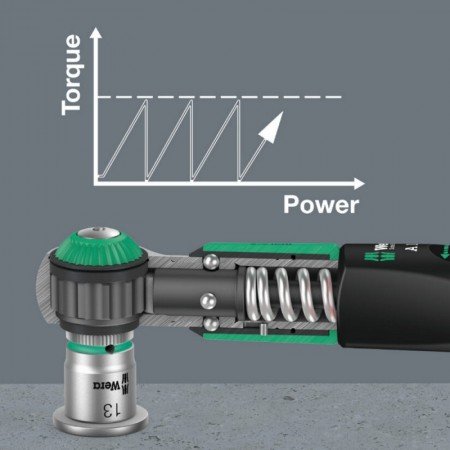 1/4" dinamometrinis raktas WERA Safe-Torque A1 2-12 Nm-Dinamometriniai raktai-Autoserviso įranga-Wera-irankiai-darbui