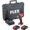 Akumuliatorinis suktuvas-gręžtuvas FLEX DD 2G 18,0V LD 2x2,5Ah-Akumuliatoriniai suktuvai/gręžtuvai-Akumuliatoriniai suktuvai, gr