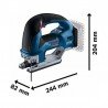 Akumuliatorinis siaurapjūklis BOSCH GST 18V-155 BC CT Solo-Akumuliatoriniai pjovimo įrankiai-Akumuliatoriniai įrankiai-Bosch-ira
