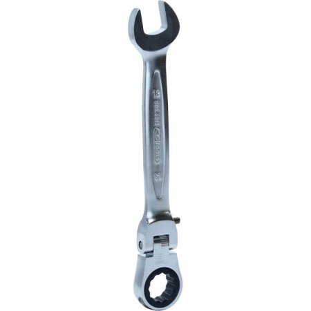Kombinuotas terkšlinis raktas lanksčia galvute KS TOOLS GearPlus 13mm-Veržliarakčiai-Rankiniai įrankiai-KsTools-irankiai-darbui