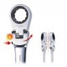 Kombinuotas terkšlinis raktas lanksčia galvute KS TOOLS GearPlus 13mm-Veržliarakčiai-Rankiniai įrankiai-KsTools-irankiai-darbui