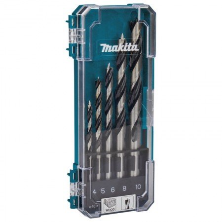 5 dalių medžio grąžtų rinkinys MAKITA D-72861-Spiraliniai medžio grąžtai-Medžio grąžtai, frezos-Makita Accessories-irankiai-darb