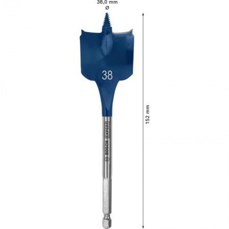 Plunksninis medžio grąžtas BOSCH Expert Ø38x152mm-Plunksniniai medžio grąžtai-Medžio grąžtai, frezos-Bosch-irankiai-darbui