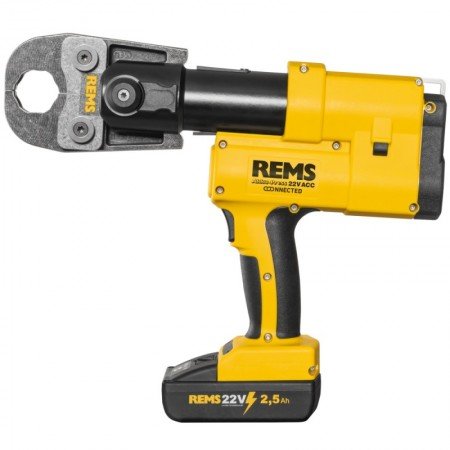 Vamzdžių presavimo įrankis REMS Akku-Press ACC Connected 22V 2,5Ah-Presavimo technika-Santechnikos įrankiai-Rems-irankiai-darbui