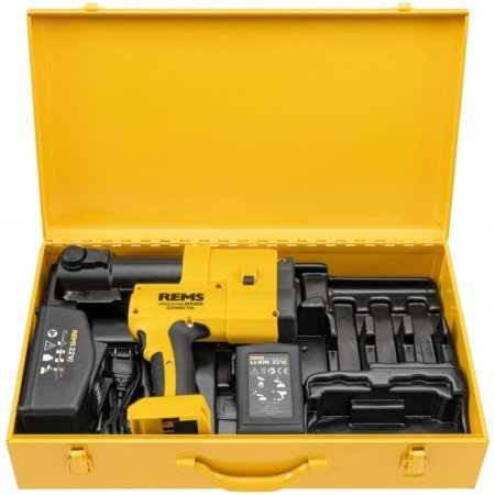 Vamzdžių presavimo įrankis REMS Akku-Press ACC Connected 22V 2,5Ah-Presavimo technika-Santechnikos įrankiai-Rems-irankiai-darbui