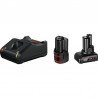 Akumuliatorių ir įkroviklio rinkinys BOSCH GBA 12V 2,0Ah+4,0Ah+GAL 12V-40-Įrankių akumuliatoriai ir jų priedai-Akumuliatoriniai 