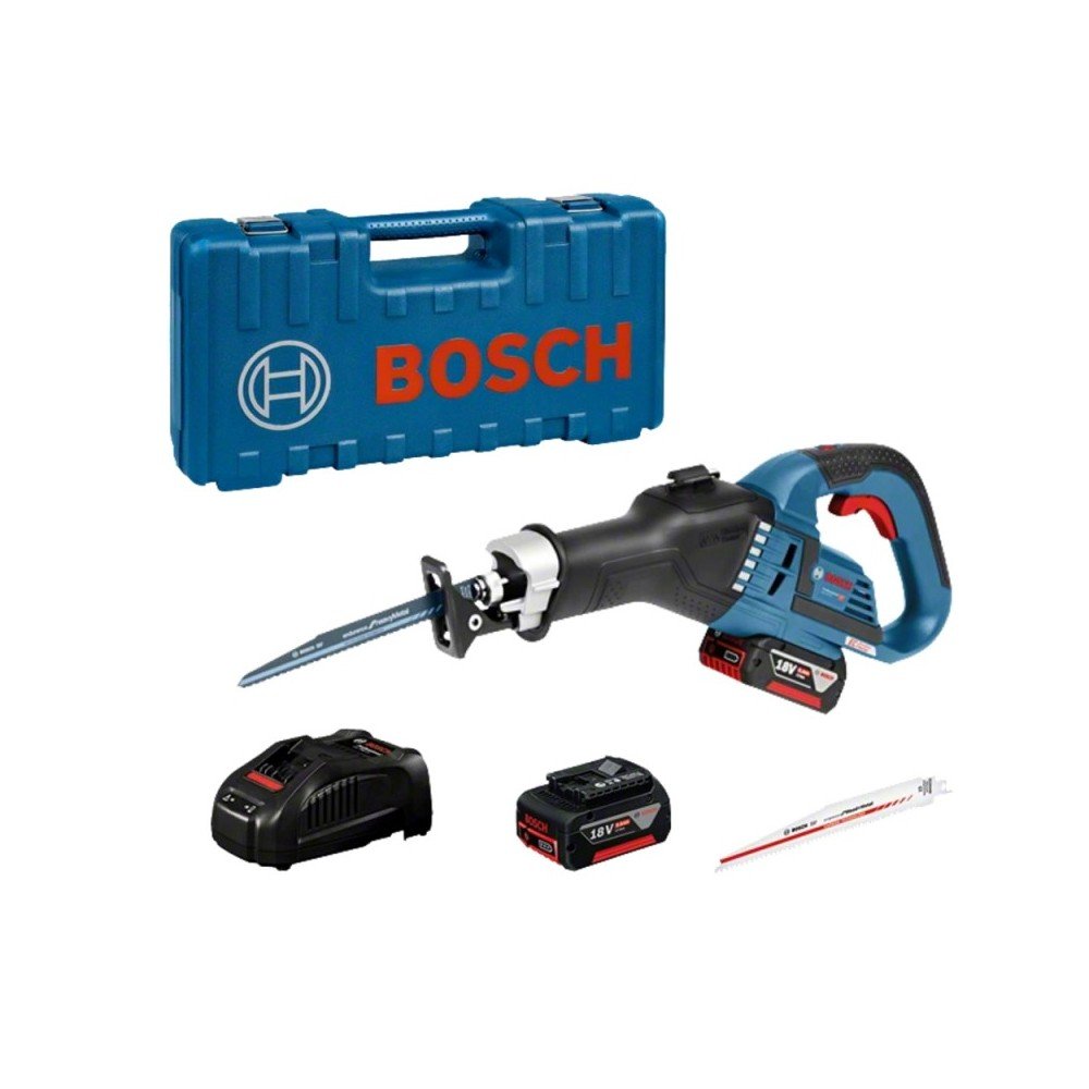 Akumuliatorinis tiesinis pjūklas BOSCH GSA 18V-32 2x5,0Ah 1880CV-Akumuliatoriniai pjovimo įrankiai-Akumuliatoriniai įrankiai-Bos