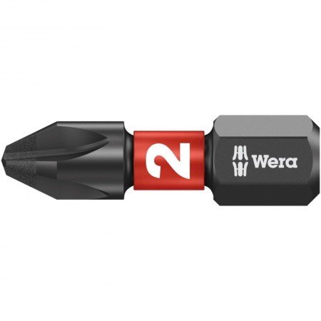 Atsuktuvo antgalis WERA 851/1 IMP DC PH3x25mm, 1vnt.-Atsuktuvų antgaliai, adapteriai-Suktuvai, gręžtuvai ir veržliasukiai-Wera-i