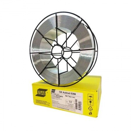 Suvirinimo viela ESAB OK Autrod 5356 Al Mg5 1,2mm 7,0kg-Suvirinimo medžiagos-Suvirinimo įrenginiai ir reikmenys-ESAB-irankiai-da