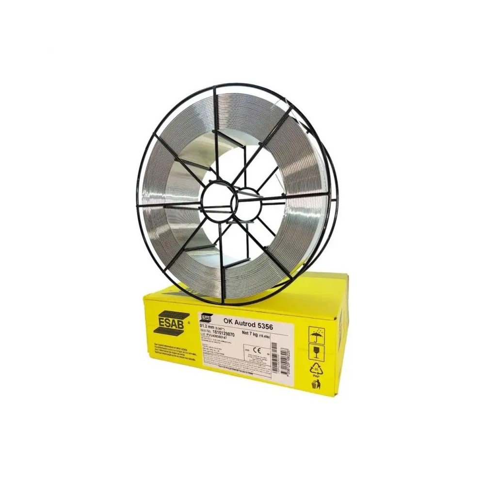 Suvirinimo viela ESAB OK Autrod 5356 Al Mg5 1,2mm 7,0kg-Suvirinimo medžiagos-Suvirinimo įrenginiai ir reikmenys-ESAB-irankiai-da Suvirinimo viela ESAB OK Autrod 5356 Al Mg5 1,2mm 7,0kg-Suvirinimo medžiagos-Suvirinimo įrenginiai ir reikmenys-ESAB-irankiai-da