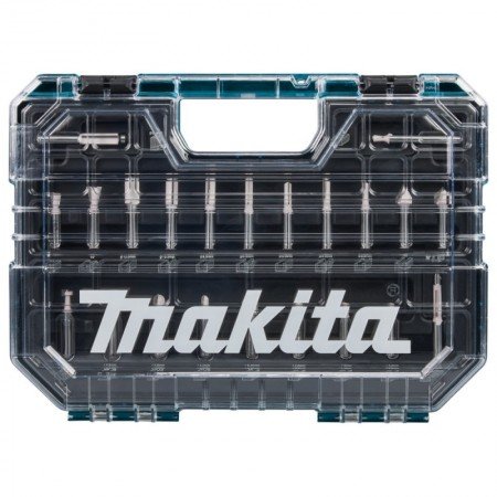 22 dalių frezų komplektas MAKITA D-74784-Medžio frezos-Medžio grąžtai, frezos-Makita Accessories-irankiai-darbui