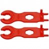 2 dalių veržliarakčių rinkinys KNIPEX MC4 jungtims-Veržliarakčiai-Rankiniai įrankiai-Knipex-irankiai-darbui