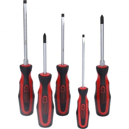 5 dalių atsuktuvų rinkinys KS TOOLS 159.0005-Atsuktuvų rinkiniai-Atsuktuvai-KsTools-irankiai-darbui
