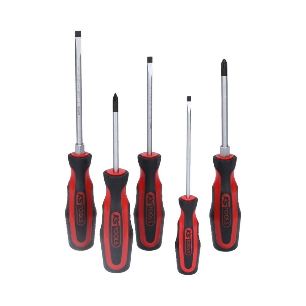 5 dalių atsuktuvų rinkinys KS TOOLS 159.0005-Atsuktuvų rinkiniai-Atsuktuvai-KsTools-irankiai-darbui