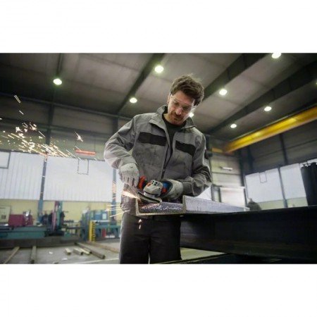 Kampinis šlifuoklis BOSCH GWS 14-125 1400W-Šlifavimo įrankiai-Elektriniai įrankiai-Bosch-irankiai-darbui
