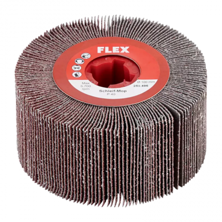 Šlifavimo ritinėlis FLEX Ø100x100mm P40-Šlifavimo įrankiai-Elektriniai įrankiai-FLEX Accessories-irankiai-darbui