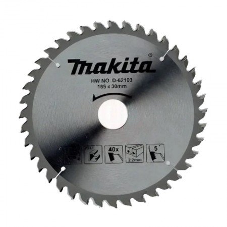 Pjovimo diskas aliuminiui MAKITA 185x30x2,2mm T40 5°-Metalo pjovimo diskai-Pjovimo diskai-Makita Accessories-irankiai-darbui