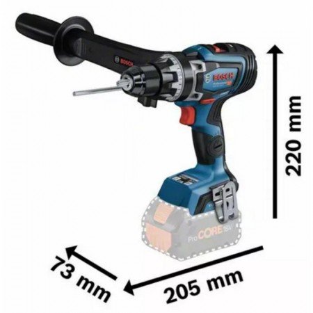 Akumuliatorinis suktuvas-gręžtuvas BOSCH Biturbo GSR 18V-150C LB Solo-Akumuliatoriniai suktuvai/gręžtuvai-Akumuliatoriniai suktu