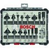 15 dalių mišrus frezų rinkinys BOSCH-Medžio frezos-Medžio grąžtai, frezos-Bosch-irankiai-darbui