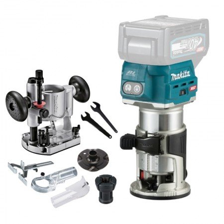 Akumuliatorinis frezeris MAKITA RT001GZ11 40V Max XGT-Akumuliatoriniai pjovimo įrankiai-Akumuliatoriniai įrankiai-Makita 40V Max