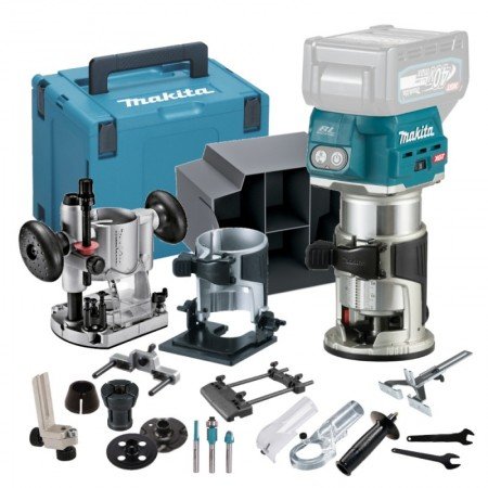 Akumuliatorinis frezeris MAKITA RT001GZ13 40V Max XGT-Akumuliatoriniai pjovimo įrankiai-Akumuliatoriniai įrankiai-Makita 40V Max