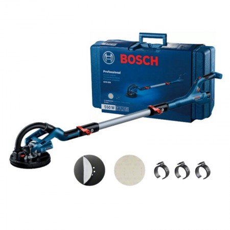 Sienų ir lubų šlifuoklis BOSCH GTR 55-225-Šlifavimo įrankiai-Elektriniai įrankiai-Bosch-irankiai-darbui