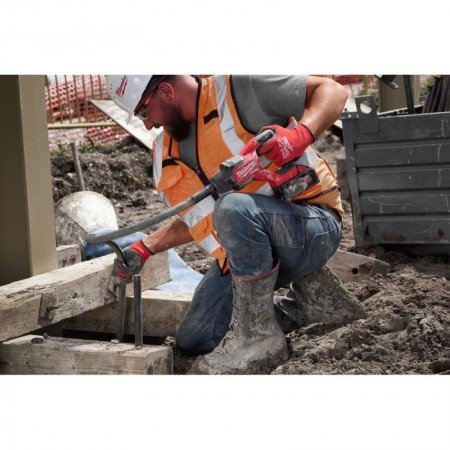 Akumuliatorinis giluminis vibratorius MILWAUKEE M18 FCVN24-0 2,4m-Giluminiai vibratoriai-Betono tankintuvai, vibrosistemos-Milwa