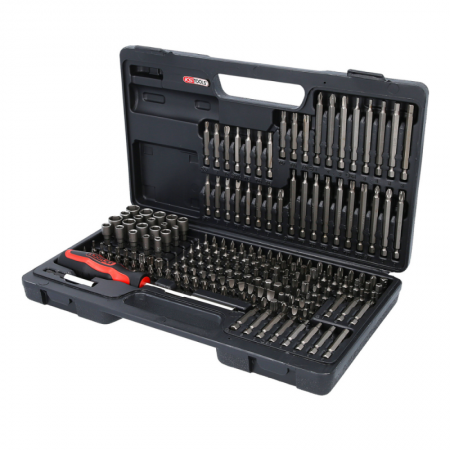 208 dalių sukimo antgalių rinkinys KS TOOLS-Atsuktuvų antgaliai, adapteriai-Suktuvai, gręžtuvai ir veržliasukiai-KsTools-irankia