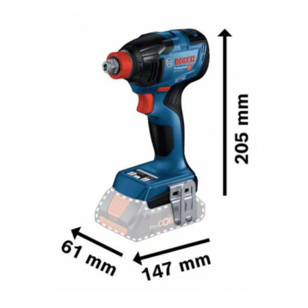 Akumuliatorinis smūginis suktuvas/veržliasukis BOSCH GDX 18V-210C, GCY 42-Akumuliatoriniai smūginiai suktuvai-Akumuliatoriniai s