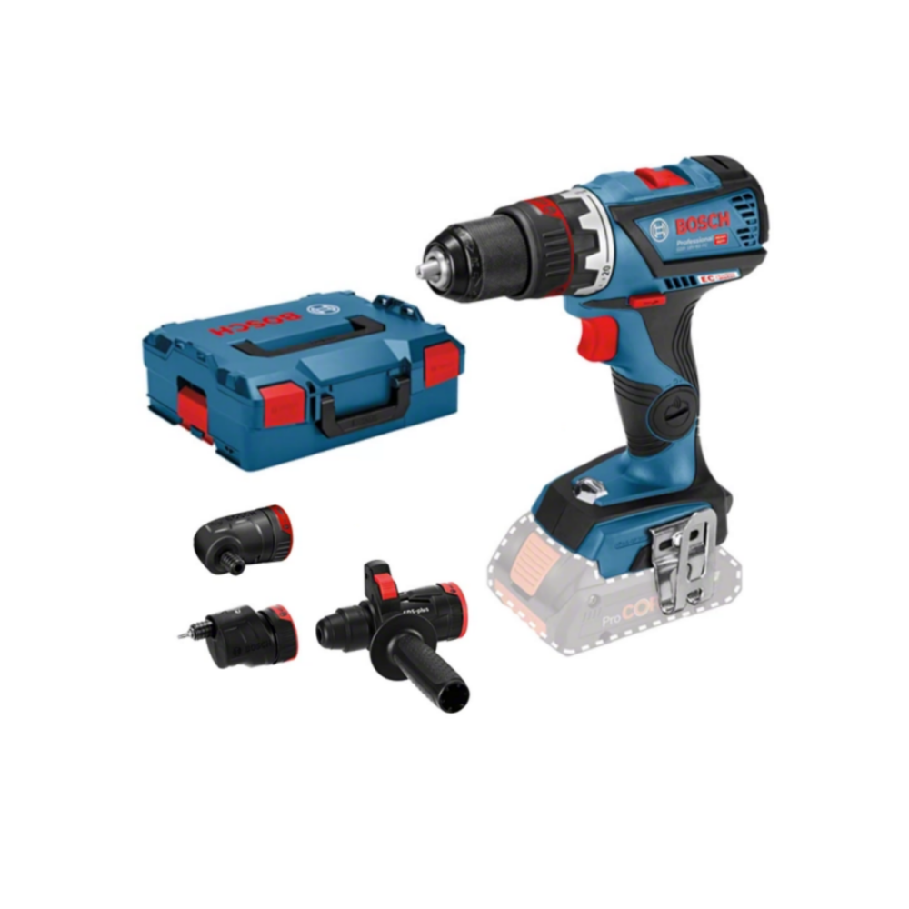 Akumuliatorinis suktuvas-gręžtuvas BOSCH GSR 18V-60 FC su priedais-Akumuliatoriniai suktuvai/gręžtuvai-Akumuliatoriniai suktuvai