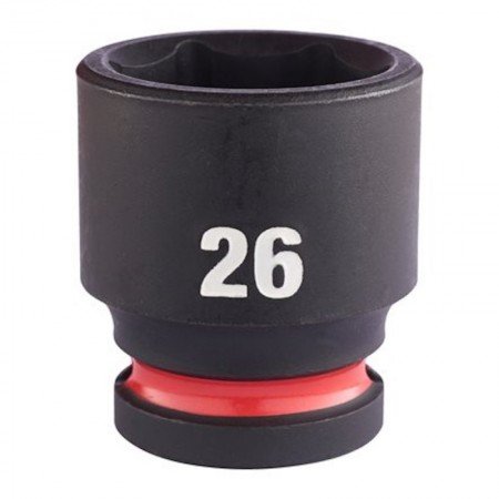Šešiakampė smūginė galvutė MILWAUKEE SHW 1/2" 26mm-Galvutės, galvučių rinkiniai-Autoserviso įranga-Milwaukee Accessories-irankia