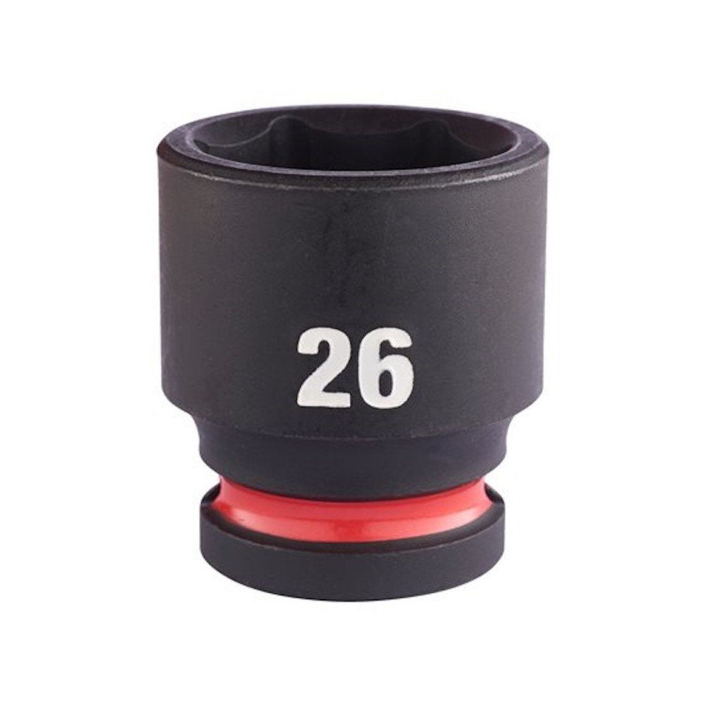 Šešiakampė smūginė galvutė MILWAUKEE SHW 1/2" 26mm-Galvutės, galvučių rinkiniai-Autoserviso įranga-Milwaukee Accessories-irankia