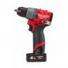 Akumuliatorinis smūginis gręžtuvas MILWAUKEE M12 FPD2-602X-Akumuliatoriniai smūginiai gręžtuvai-Akumuliatoriniai suktuvai, gręžt