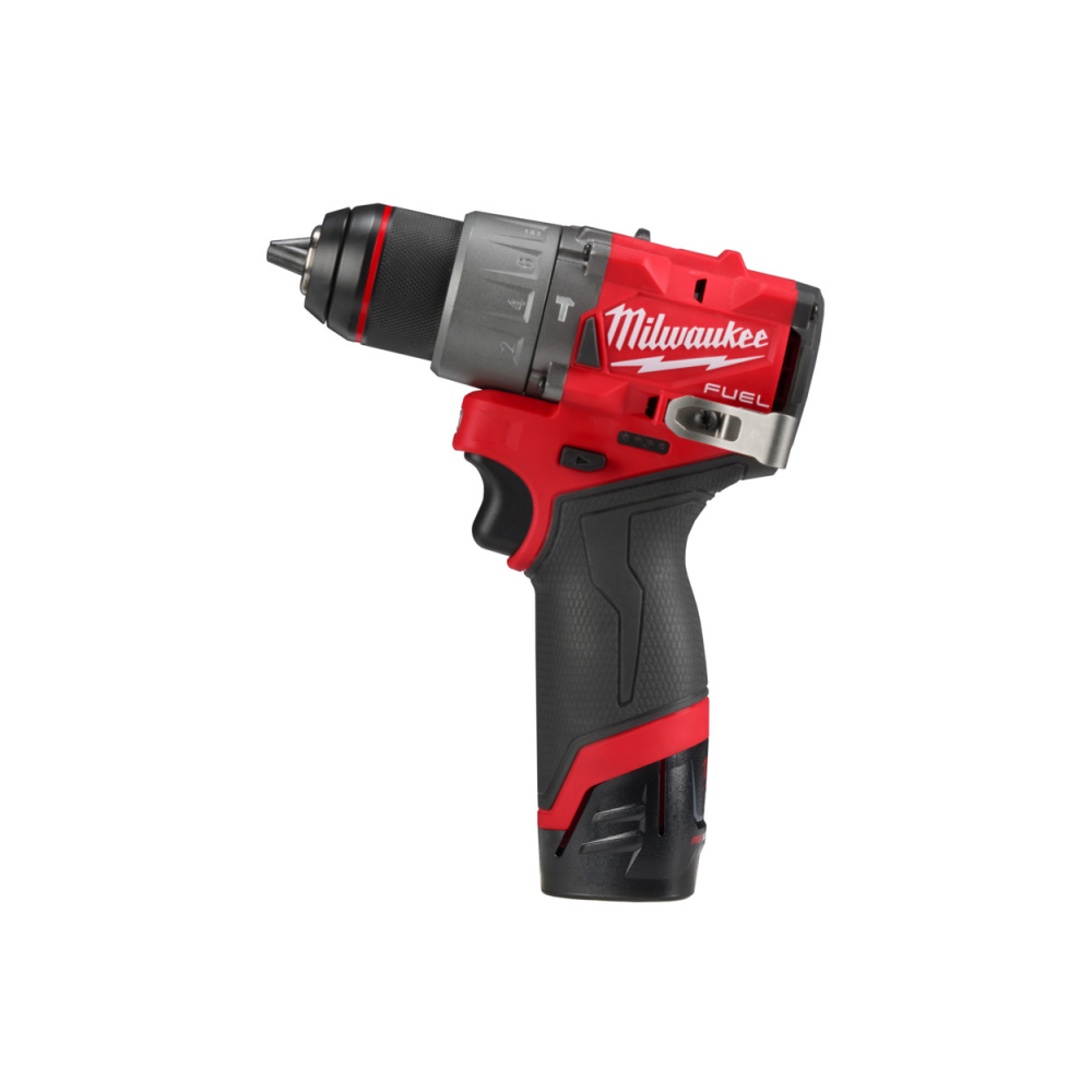 Akumuliatorinis smūginis gręžtuvas MILWAUKEE M12 FPD2-202X-Akumuliatoriniai smūginiai gręžtuvai-Akumuliatoriniai suktuvai, gręžt