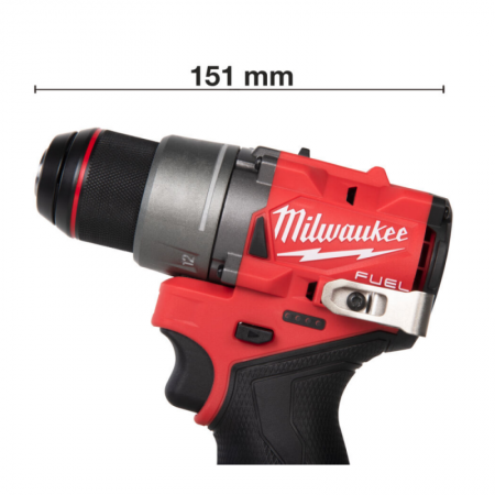 Akumuliatorinis gręžtuvas MILWAUKEE M12 FDD2-0-Akumuliatoriniai suktuvai/gręžtuvai-Akumuliatoriniai suktuvai, gręžtuvai ir veržl