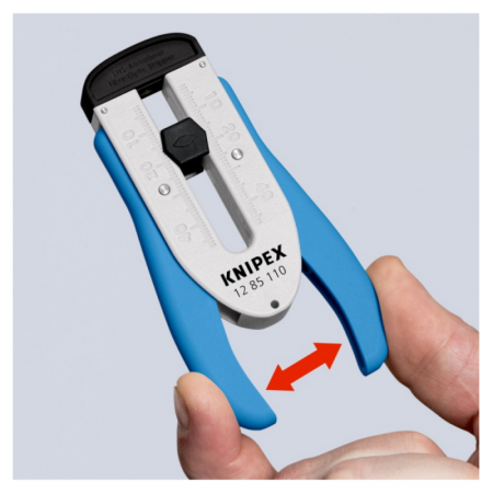Kabelio nuizoliavimo įrankis KNIPEX 1285110SB-Laidų nuizoliavimui-Replės-Knipex-irankiai-darbui