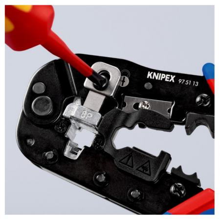 Antgalių presavimo replės KNIPEX 975113-Antgalių presavimo replės-Replės-Knipex-irankiai-darbui