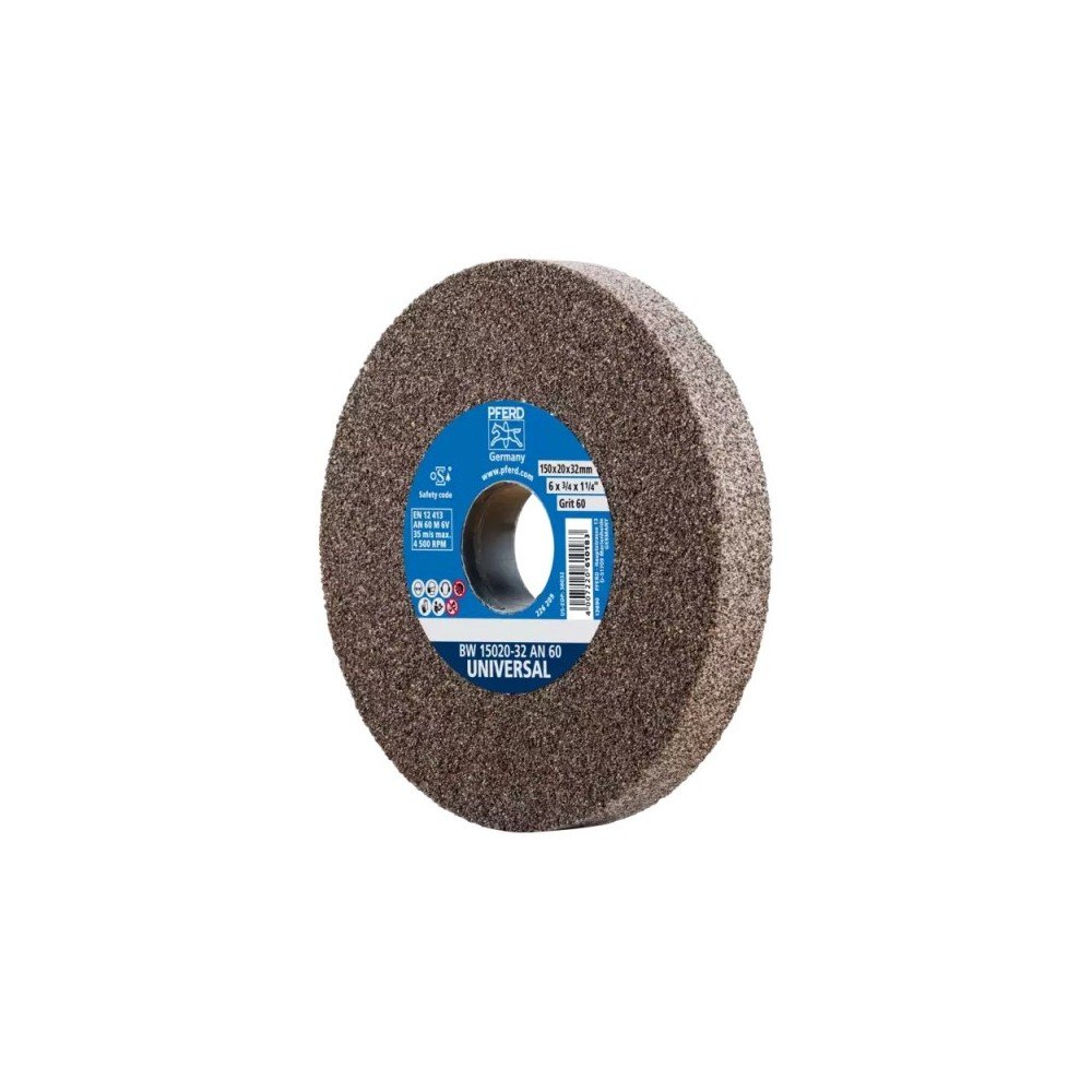 Universalus galandimo diskas PFERD BW 15020-32 AN60-Galandimo staklės-Medžio ir metalo staklės-Pferd-irankiai-darbui Universalus galandimo diskas PFERD BW 15020-32 AN60-Galandimo staklės-Medžio ir metalo staklės-Pferd-irankiai-darbui