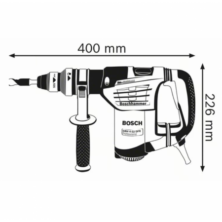Perforatorius BOSCH GBH 4-32 DFR-Perforatoriai ir atskėlimo įrankiai-Elektriniai įrankiai-Bosch-irankiai-darbui