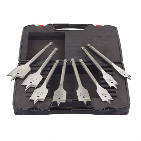 Plunksninių grąžtų rinkinys MILWAUKEE 152 mm-Plunksniniai medžio grąžtai-Medžio grąžtai, frezos-Milwaukee Accessories-irankiai-d
