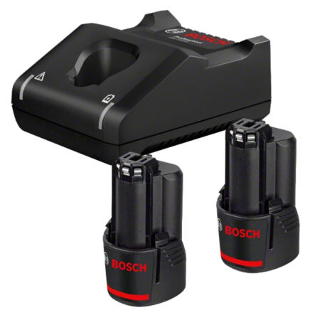 Akumuliatorių ir įkroviklio komplektas BOSCH GBA 12V 3,0Ah-Įrankių akumuliatoriai ir jų priedai-Akumuliatoriniai įrankiai-Bosch-
