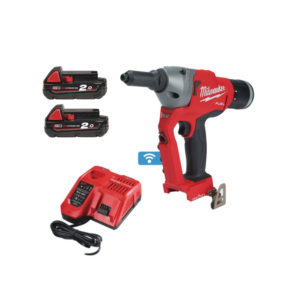 Akumuliatorinis kniediklis MILWAUKEE M18 ONEFPRT-202X-Akumuliatoriniai kniedikliai, viniakalės-Akumuliatoriniai įrankiai-Milwauk
