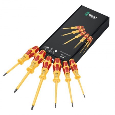 6-ių atsuktuvų rinkinys elektrikui WERA Kraftform VDE 1060 i/1062 i/6 PH-Atsuktuvų rinkiniai-Atsuktuvai-Wera-irankiai-darbui