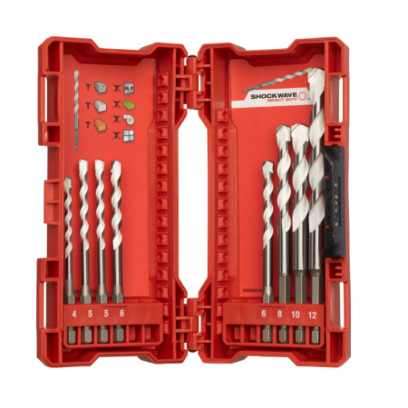 Universalių grąžtų rinkinys MILWAUKEE 1/4 hex, 8vnt-Įvairūs metalo grąžtai-Metalo grąžtai, frezos-Milwaukee Accessories-irankiai